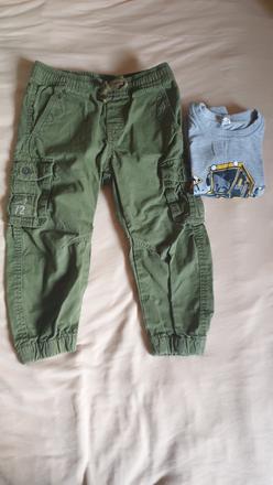 Nohavice lindex a tricko, lindex,92