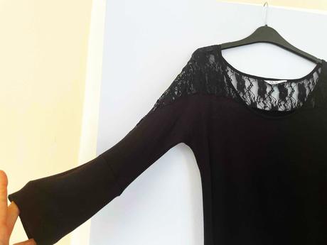 Tričko s krajkou, l