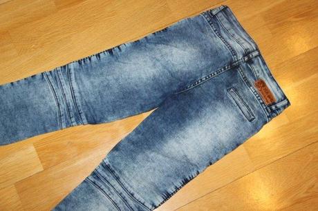 Motorkárske jeggings, 128