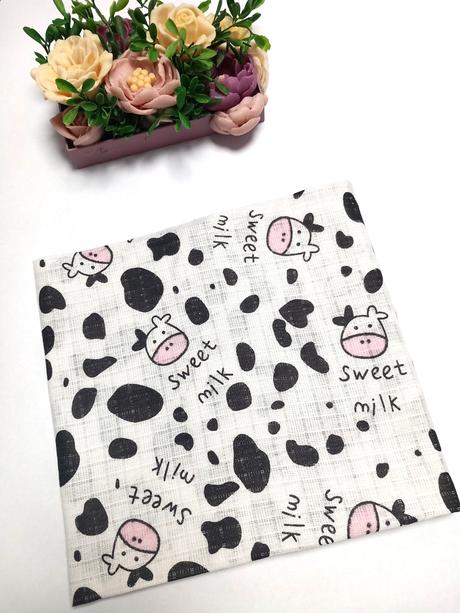 Bavlnená plienka kravička,