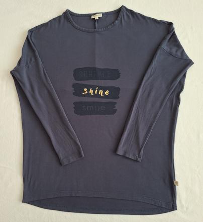 Tričko tmavošedé s nápisom, pompdelux,158