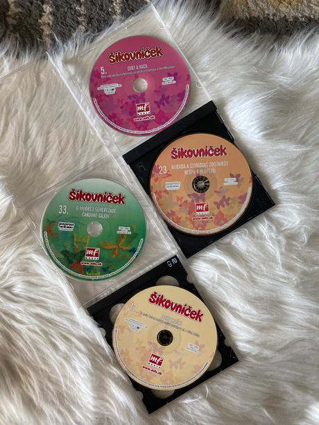 Šikovníček rozprávkové cd 4ks, 
