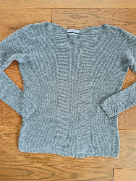 Sivý mango pulóver, mango,s