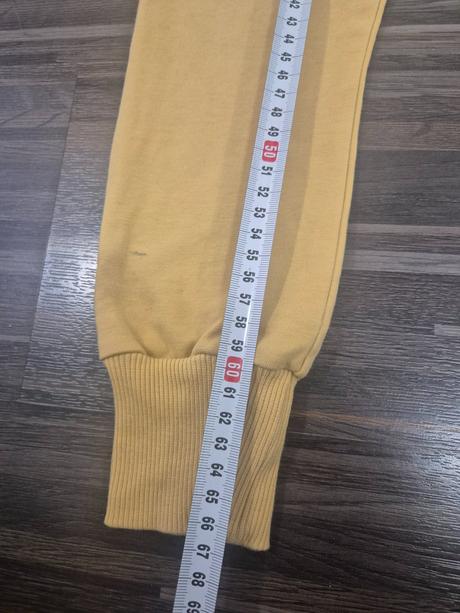 Žlté pudlove tepláky kelka, 116