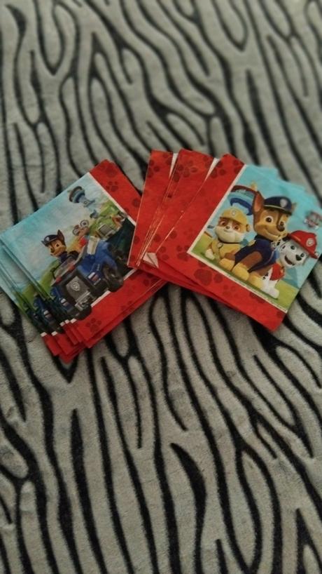 Paw patrol servítky 20ks, 