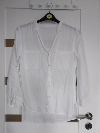 Bavlnené košeľa s podielom ľanu, reserved,s