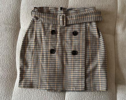 Károvaná minisukňa, tally weijl, m/38, tally weijl,m