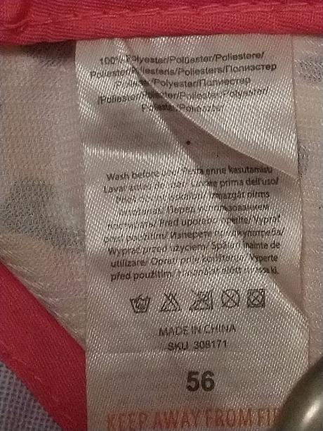 Dámska ružová šiltovka s motívom č. 511, 56 cm, 56