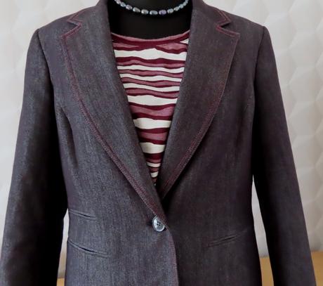 Dámsky blazer, riflové sako nine west, veľ. l, l