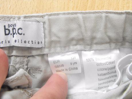 Béžové chino nohavice b.p.c., bonprix,134