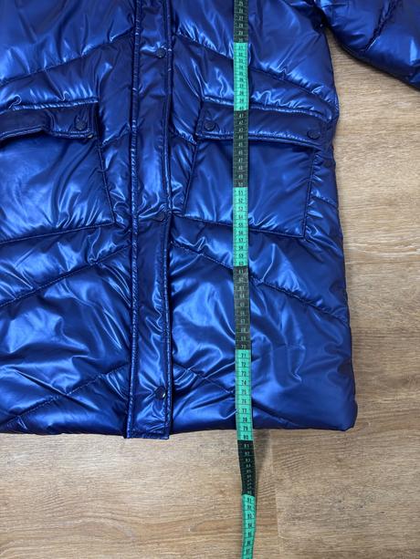 Modrá metalická bunda, sinsay,152