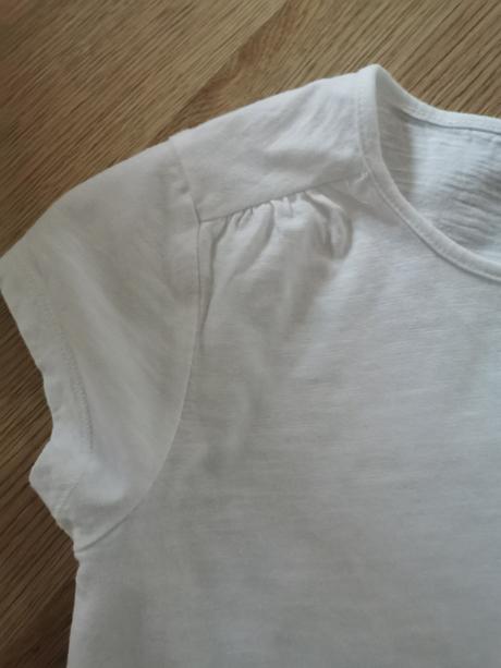 Biele tričko, vertbaudet,128