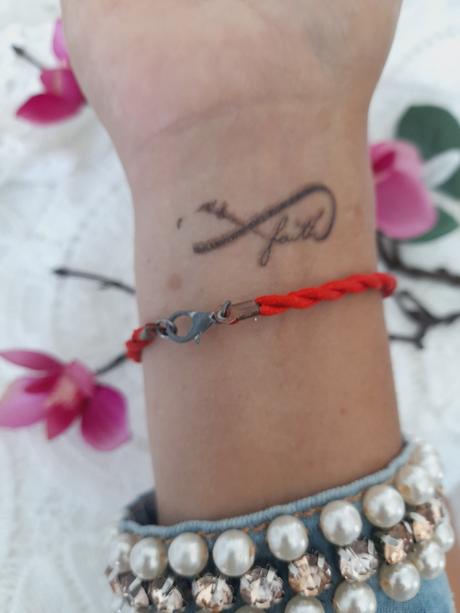 Náramok so swarovski srdiečkom, 