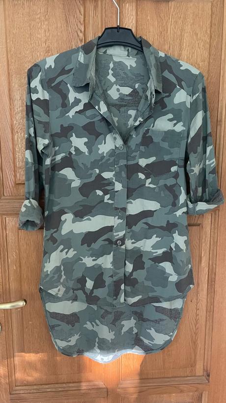 Maskačová bluzka košela, s