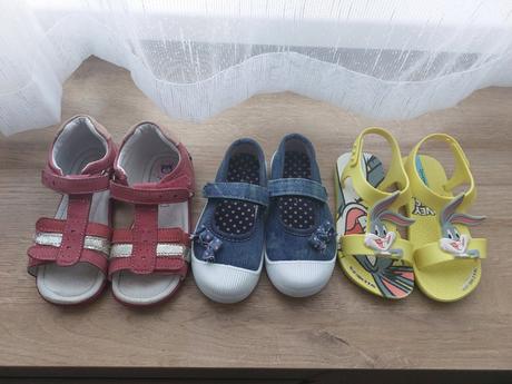 Dievčenské letné topánky 24, lasocki,24
