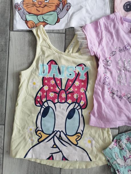 Tričká na leto - 104, leginky s mašličkou - 104, 104