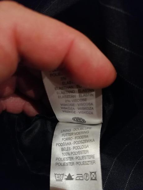 Kvalitné sako caa, v 134, 9-10 r., c&a,134