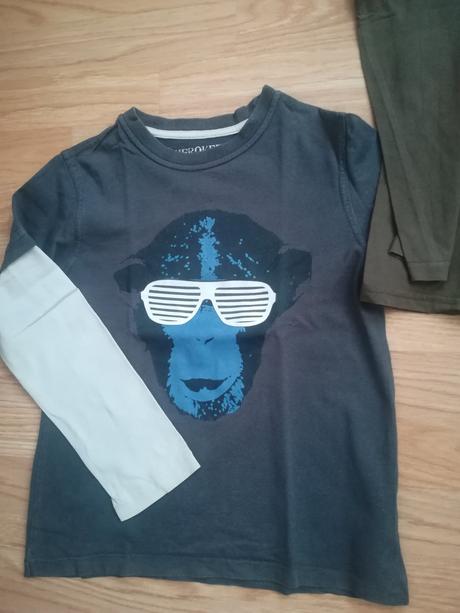 Chlapčenské tričká dlhý rukáv simpson 2 ks, 140