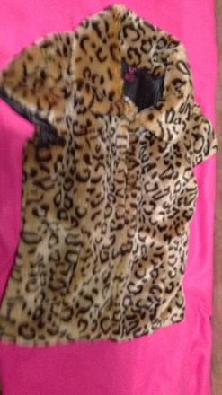 Dievčenská huňatá vesta / yd / 152cm, 152