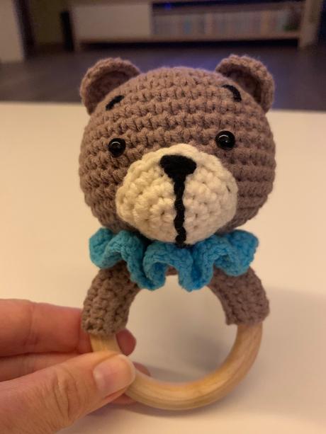 Hačkovane hryzatko, hrkalka, 