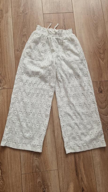 Letné široké nohavice zn. zara veľ. 134 cm., zara,134