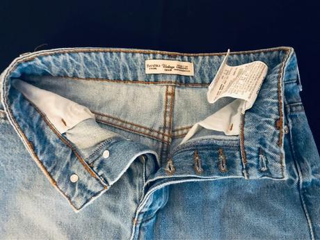 Trendy rifľová mini sukňa bershka vintage vel. xs, bershka,xs