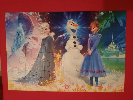 Veľké puzzle frozen, 