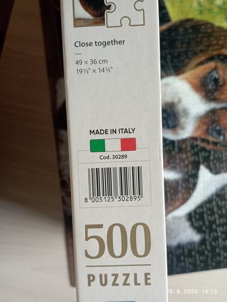 Puzzle šteniatka (už s poštou),