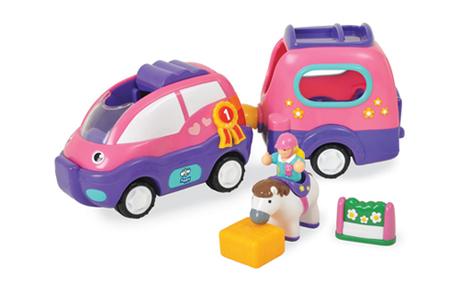 Auto s prívesom na prevoz koníkov poppy,