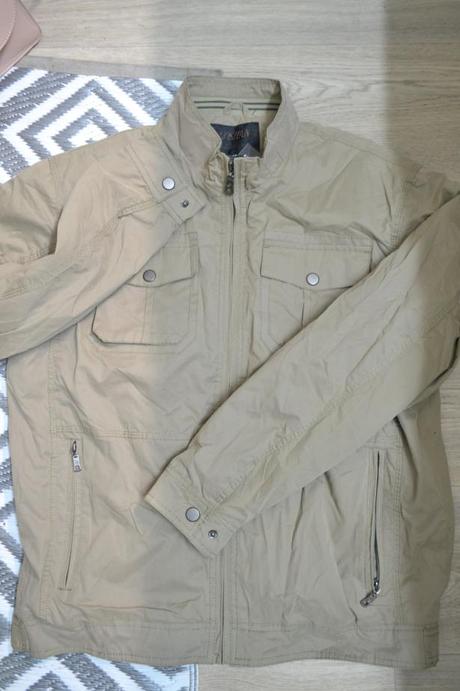 Pánska nádherná bunda s vačkami m/l, l