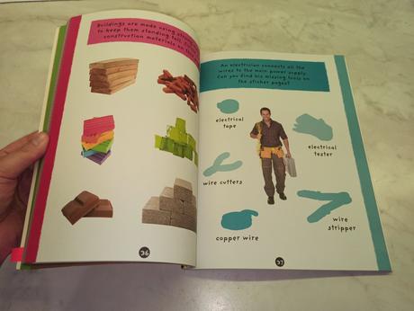 Construction - sticker activity,