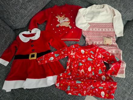 Set vianočného oblečenia f&f veľkosť 86, 86