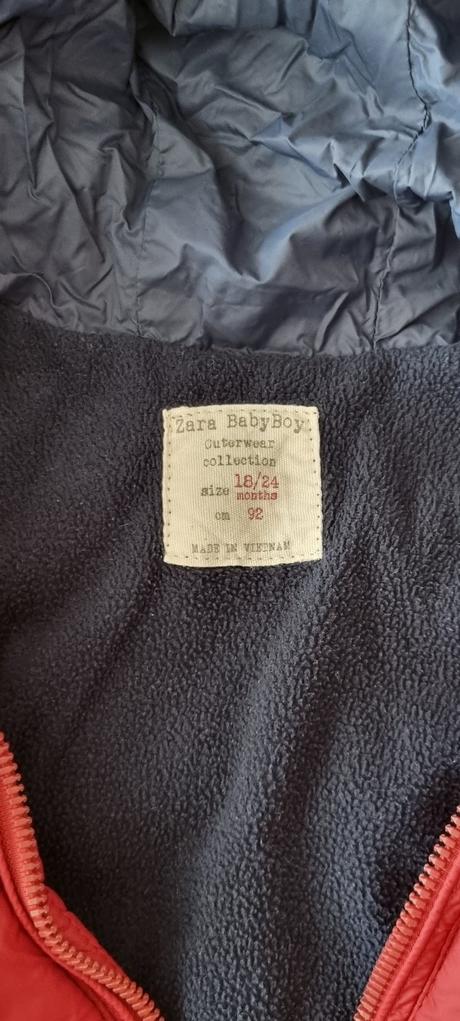 Detská zimná bunda, zara,92