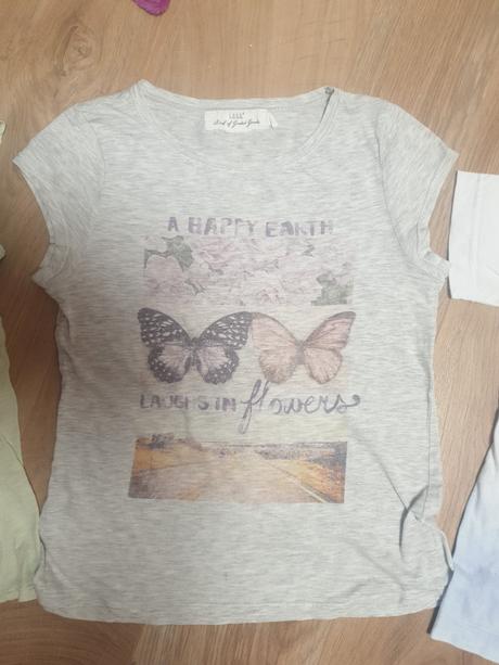 5x tricka s kratkym rukavom cena spolu, h&m,128