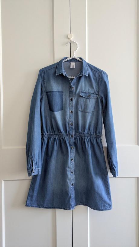 Košeľové denim šaty c&a, c&a,s