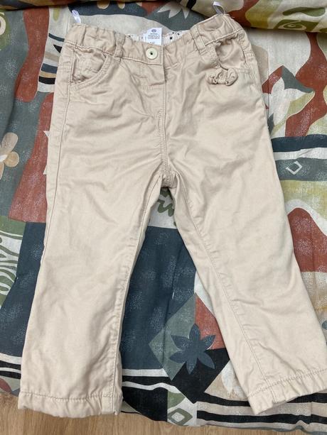 Podšité zateplené nohavice, baby club,86