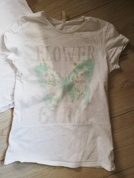 Tričko s motýľom, benetton,146