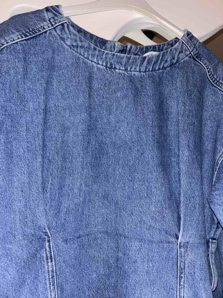 Riflové šaty zara s/m, zara,s