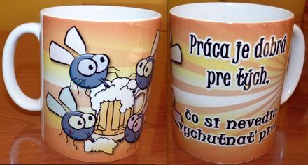 Hrnček - práca pivo, 