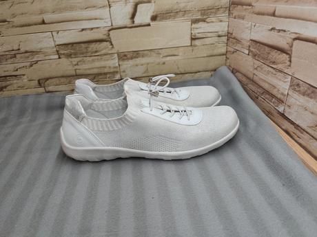 Rieker - remonte 43 - dámske bielo strieborné teni, rieker,43