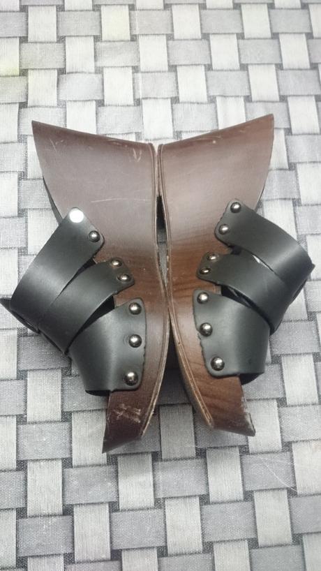 Dámske šlapky na platforme, 38