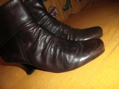 Kožené čižmy kotníkové 5th avenue vel 40, 40