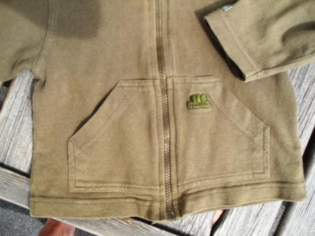 Khaki mikina s kapuckou, 98