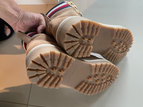 Kozene cizmy tommy hilfiger, tommy hilfiger,39