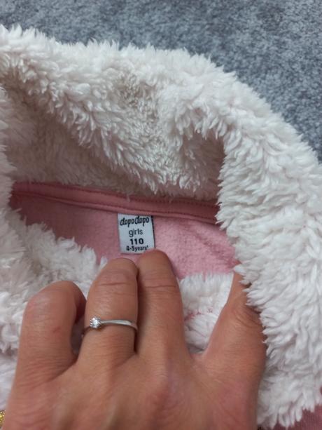 Tepla mikina s vyssim krkom, dopodopo, 110, dopodopo,110