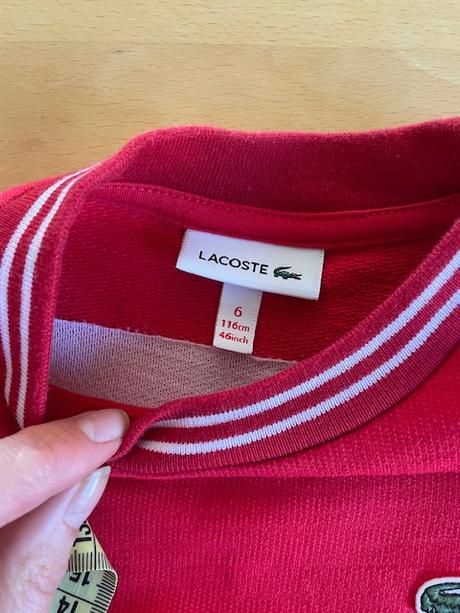 Originál lacoste šaty, veľ. 116, lacoste,116