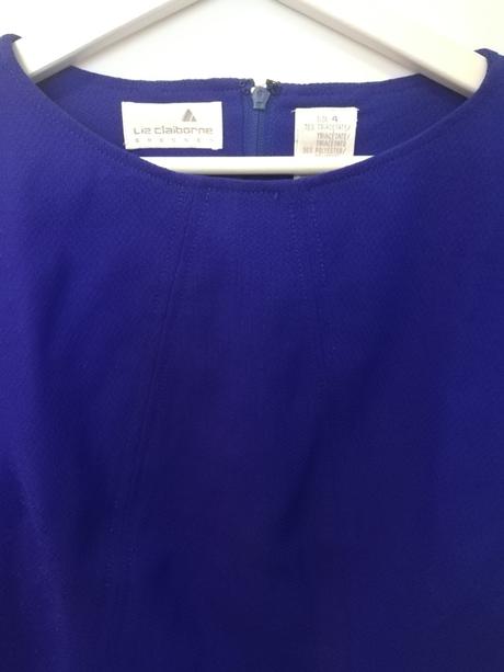 Kráľovsky modrá kratšia blúzka, m