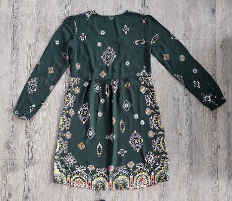 Tmavozelené vzorované šaty promod, promod,40