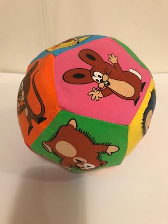 Látková lopta krtko,