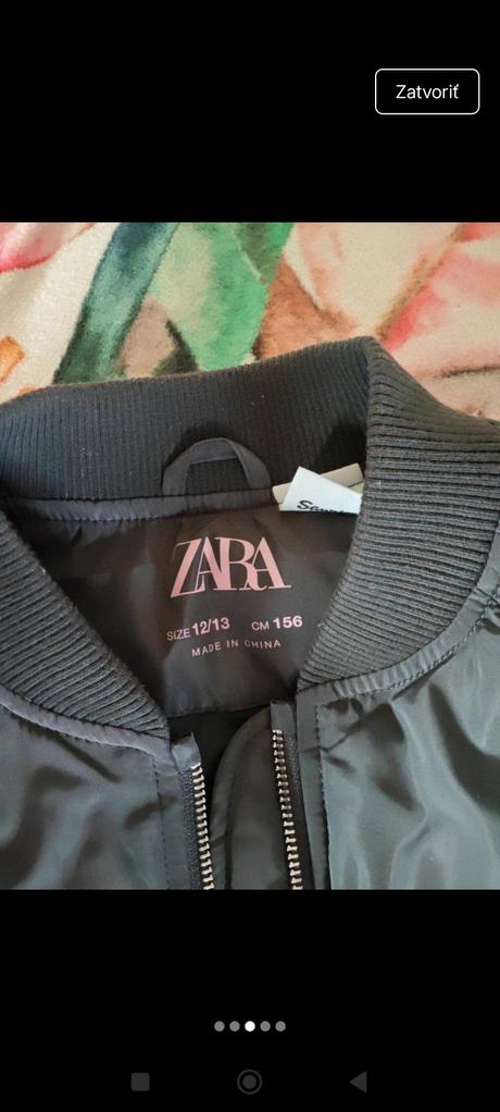 Detská bunda bomber, zara,152